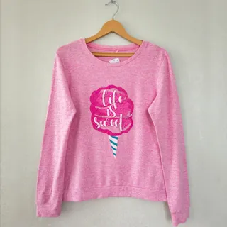 پلیور بافت صورتی