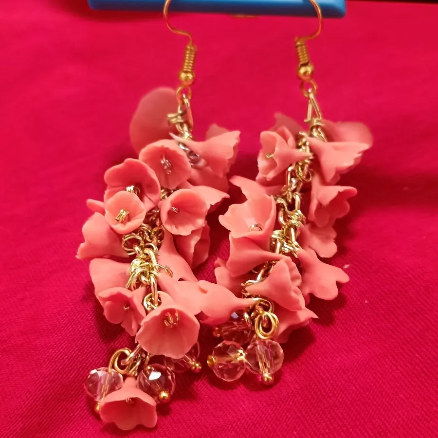 گوشواره خوشه گل