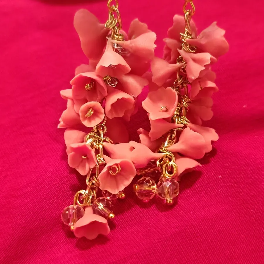 گوشواره خوشه گل