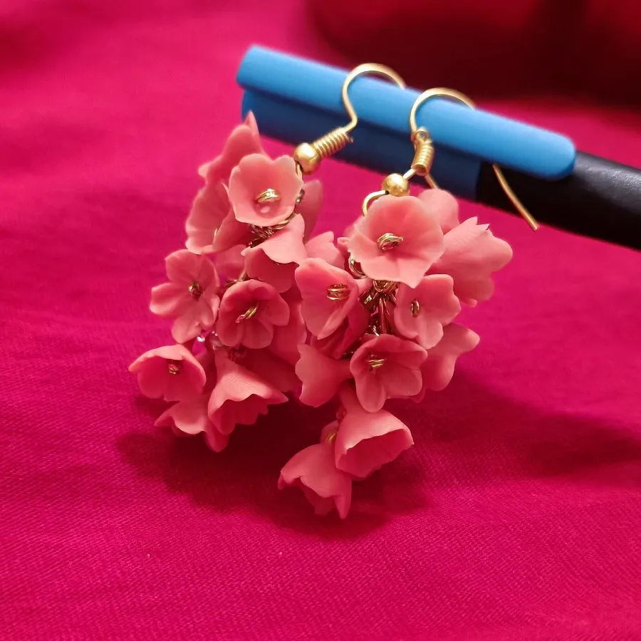 گوشواره خوشه گل