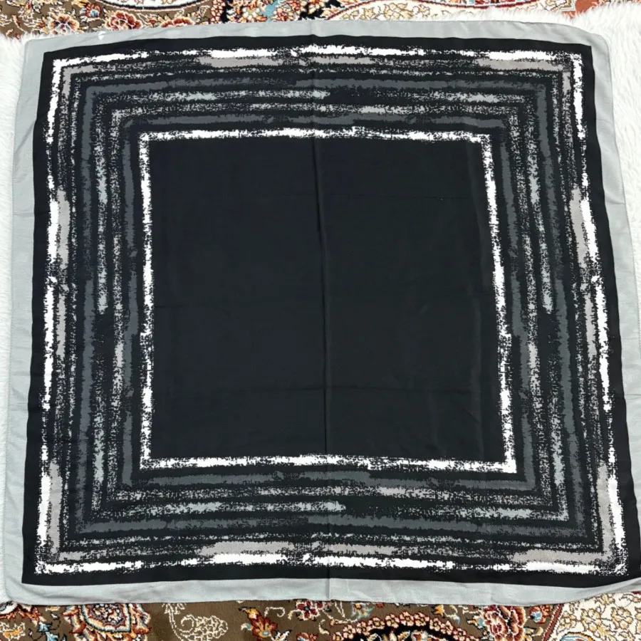 روسری سایز 90 رنگ مشکی