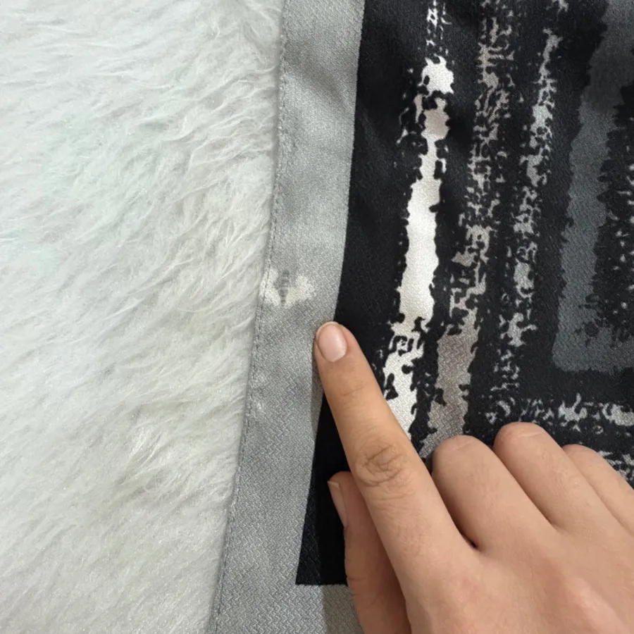 روسری سایز 90 رنگ مشکی