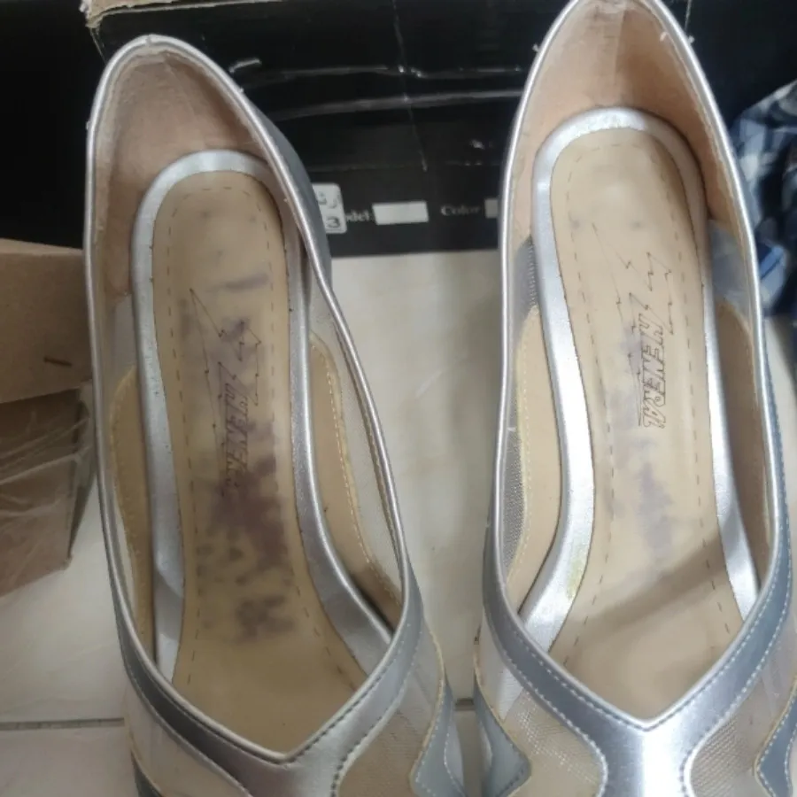 کفش مجلسی نقره ای شیک