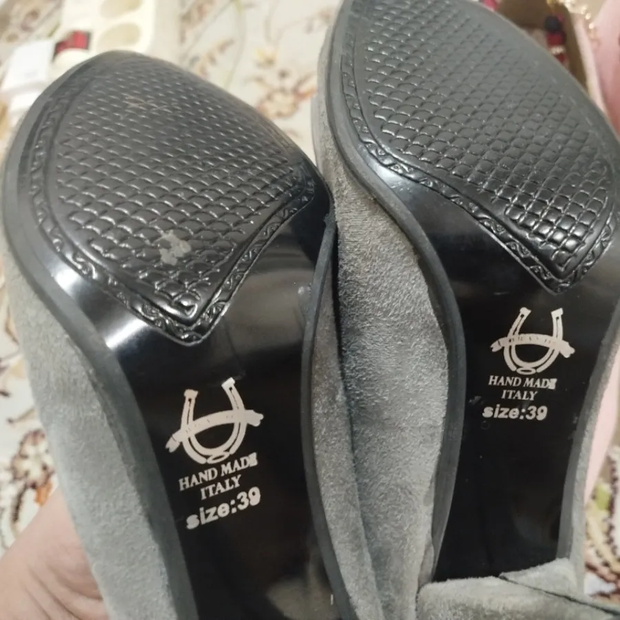 کفش مجلسی مخمل طوسی