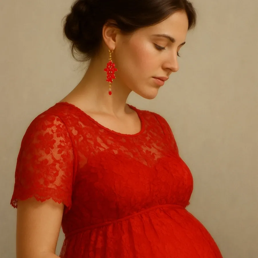 گوشواره خوشه گل