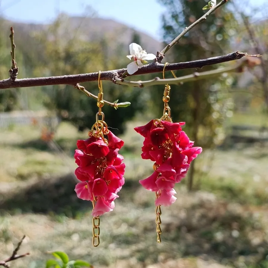 گوشواره خوشه گل