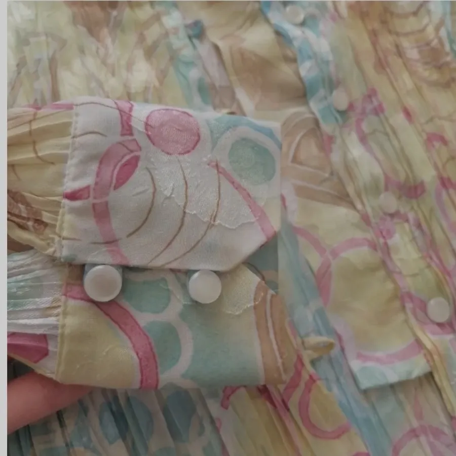 شومیز حریر پلیسه