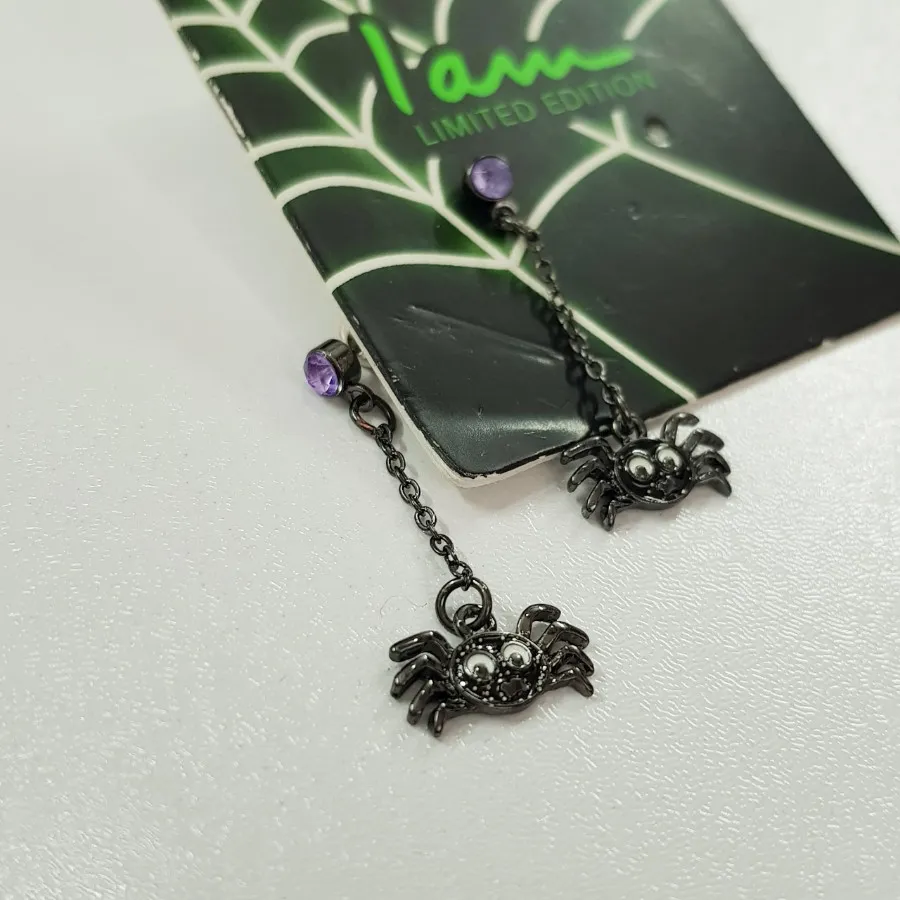 گوشواره هالووین عنکبوت