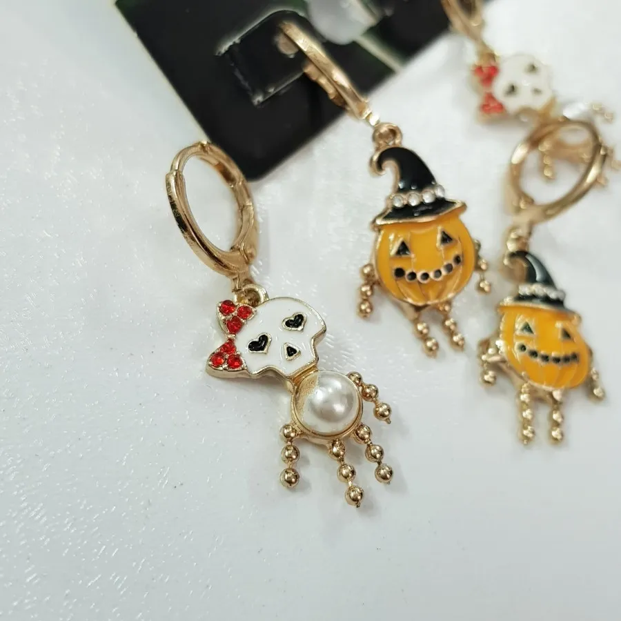 پک گوشواره کدو تنبل اسکلت