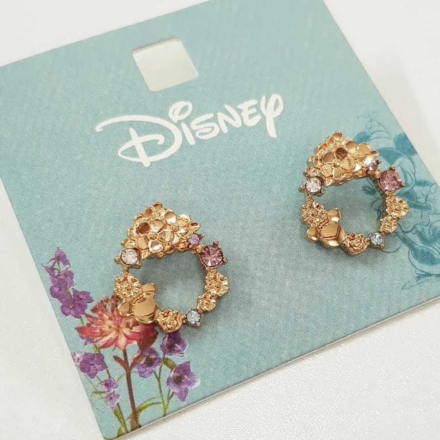 گوشواره دیزنی نگین رنگی