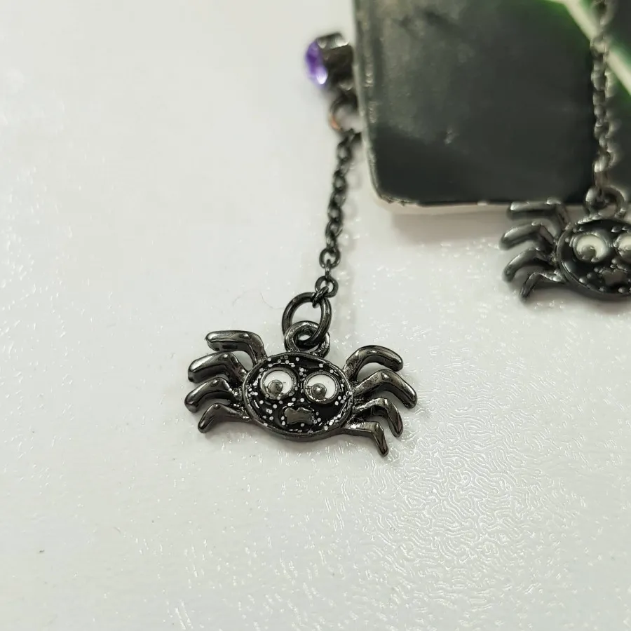 گوشواره زنجیر آویز عنکبوت