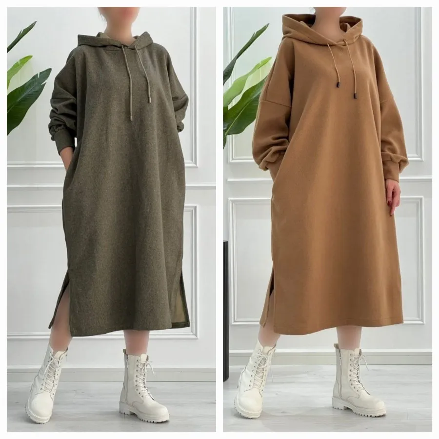 هودی بلند کلاهدار