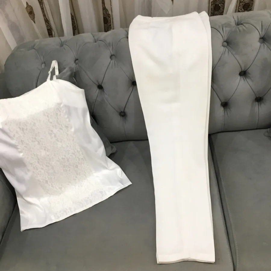 کت‌ و شلوار سفید عقد