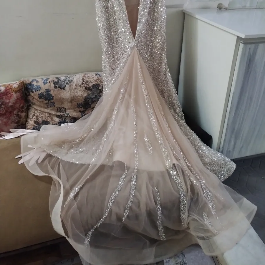 لباس مجلسی فول مروارید