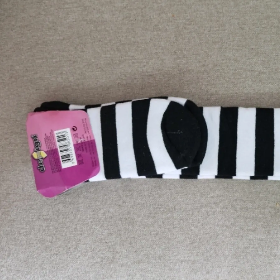 جوراب راه راه ساق بلند