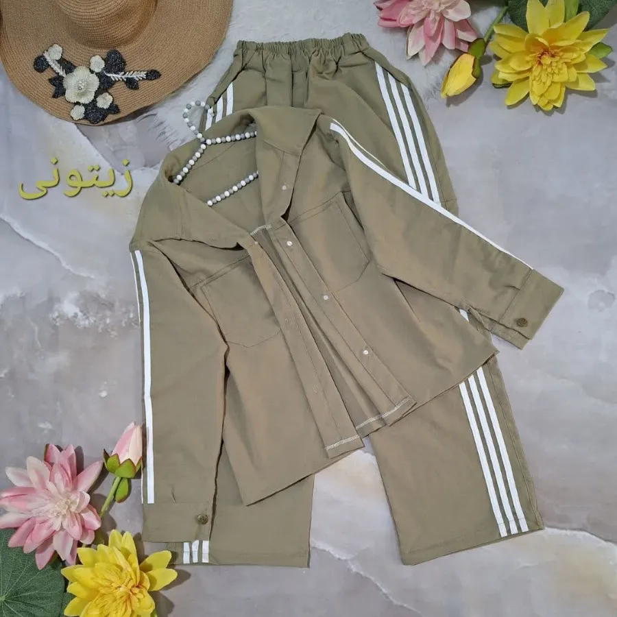 #ست کت و شلوار نیم بگ