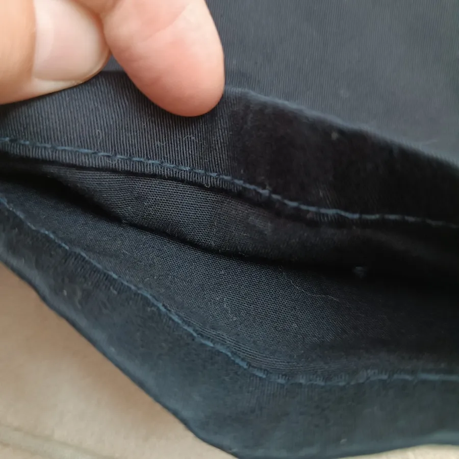 شلوار کتان سورمه ای اسپرت