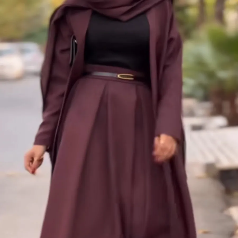 ست مانتو بلند و دامن بلند