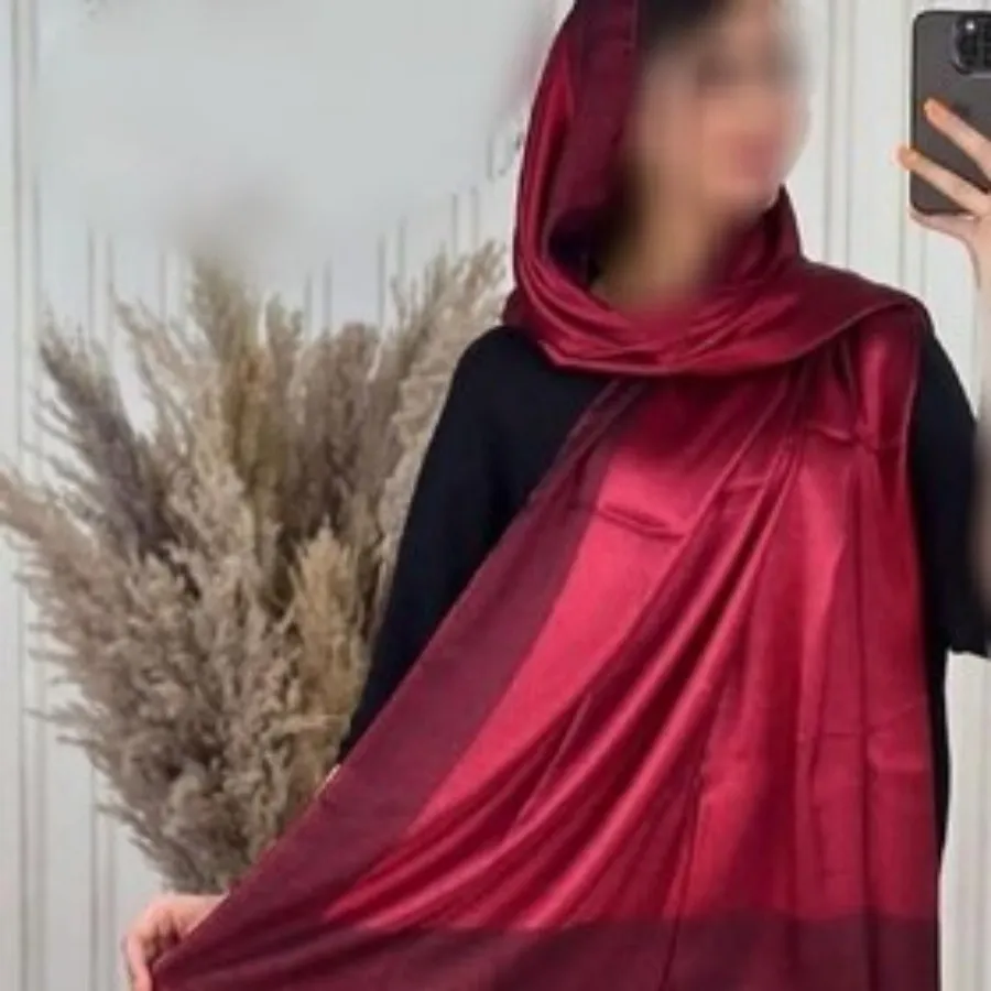 شال آلبالویی و زرشکی