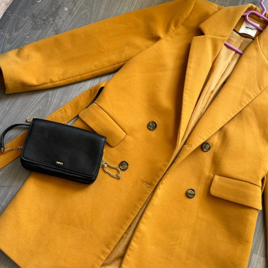 پالتو خردلی کوتون koton