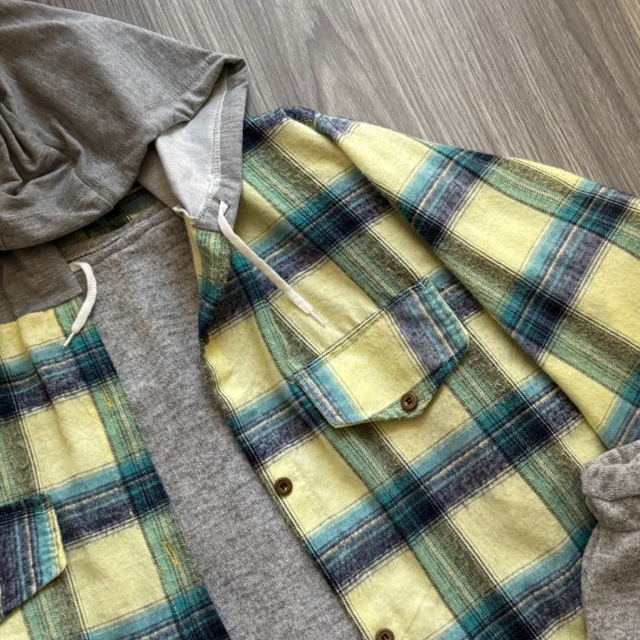 سوشرت چهارخانه 3 تیکه