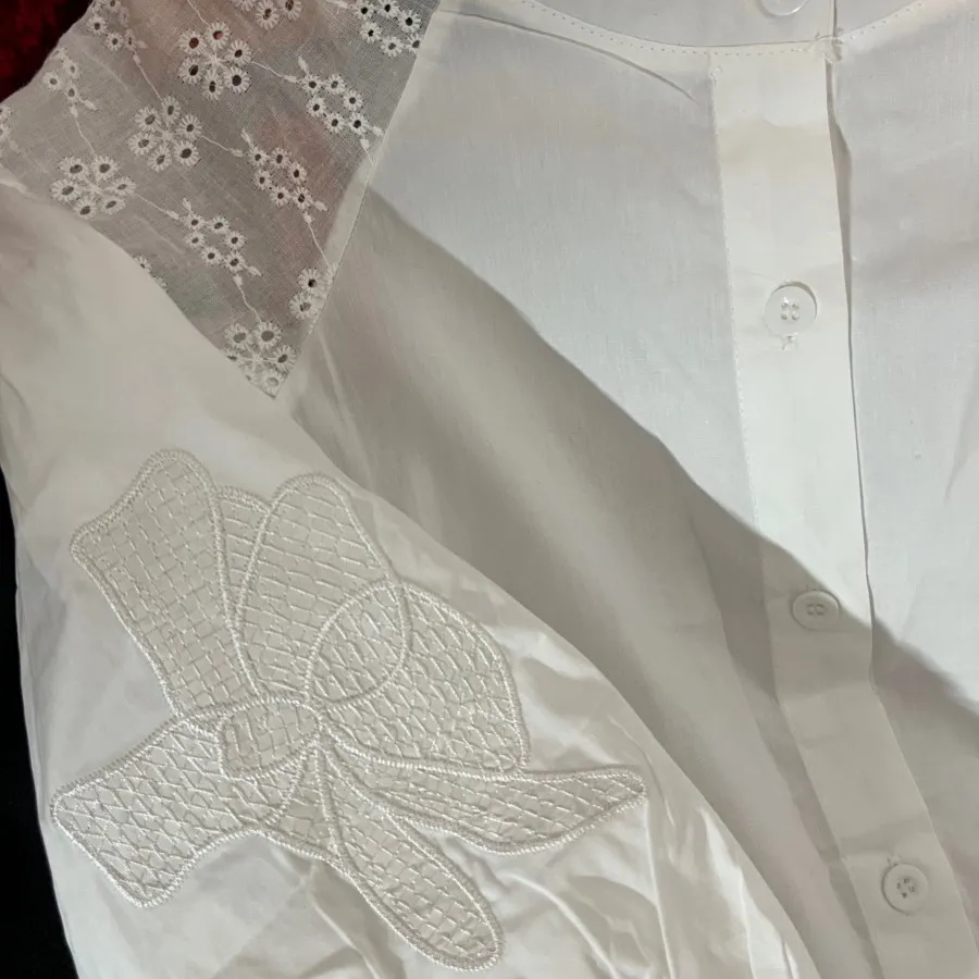 شومیز نخی کره ای کاملا نو