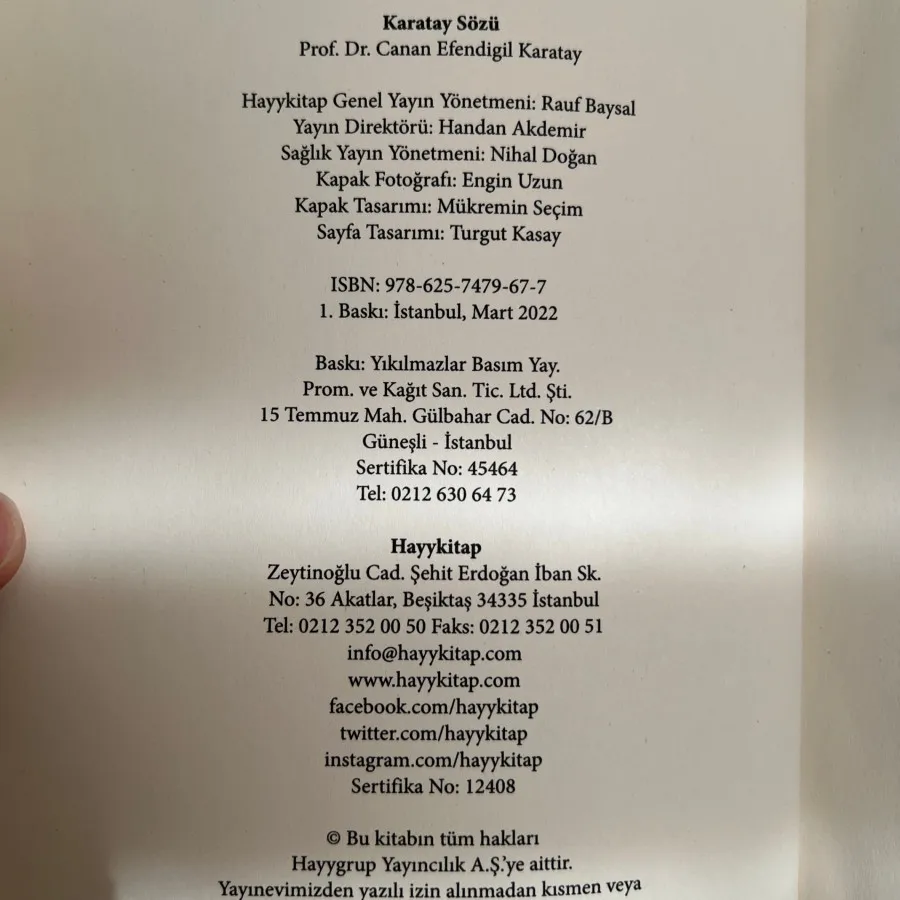 کتاب پرفسور جانان کاراتای