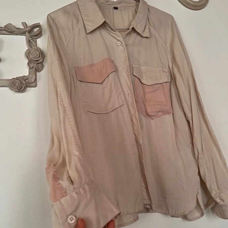 شومیز سیلک دورنگ