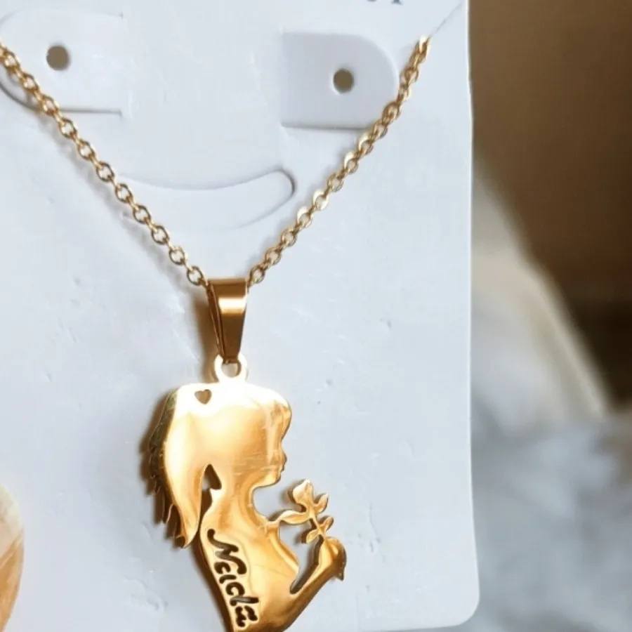 گردنبنددخترگلفروش کپی طلا