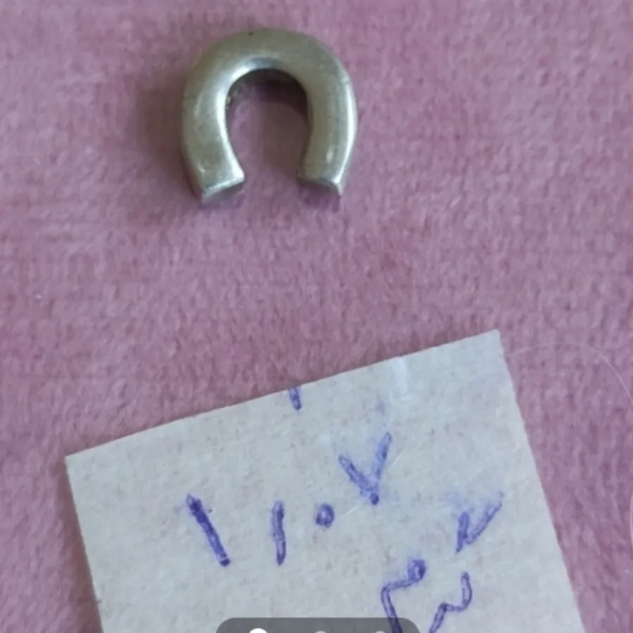 پلاک  نقره نعل اسب