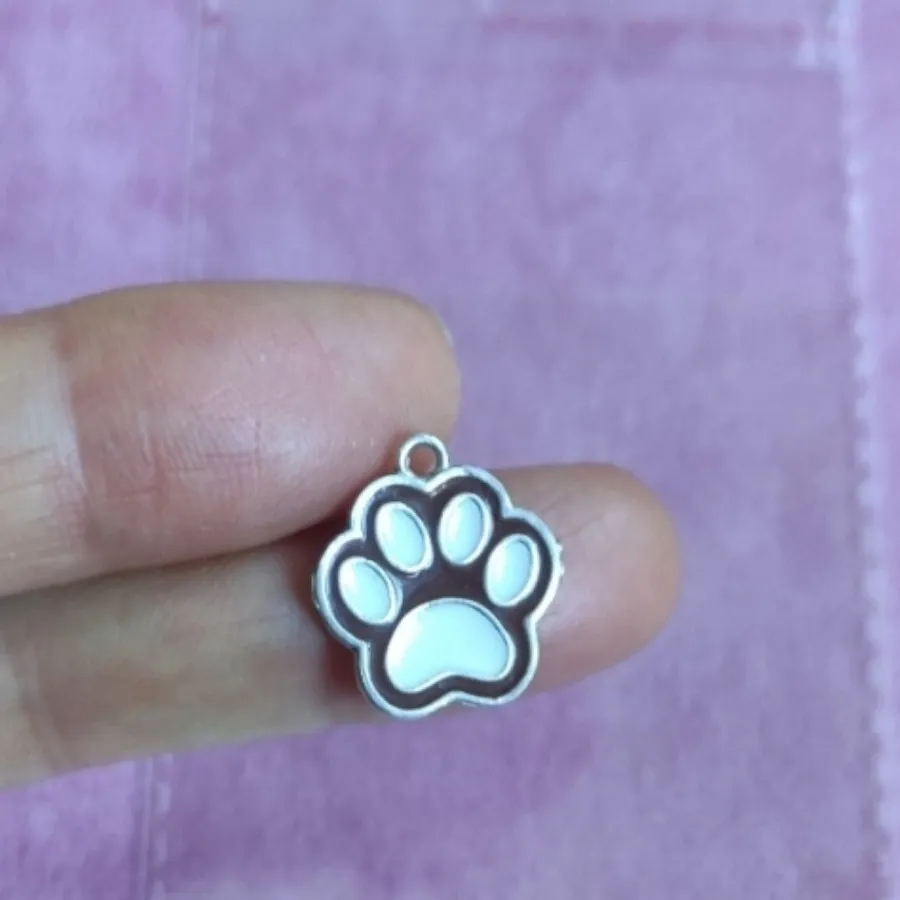 پلاک نقره پنجه سگ