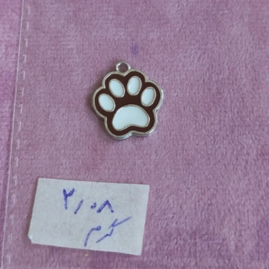 پلاک نقره پنجه سگ