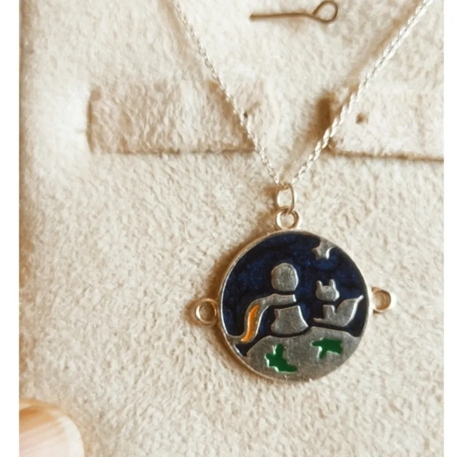 گردنبند نقره شازده کوچولو