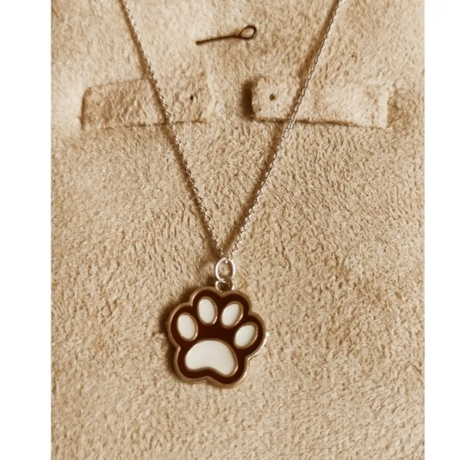 گردنبند نقره پنجه گربه