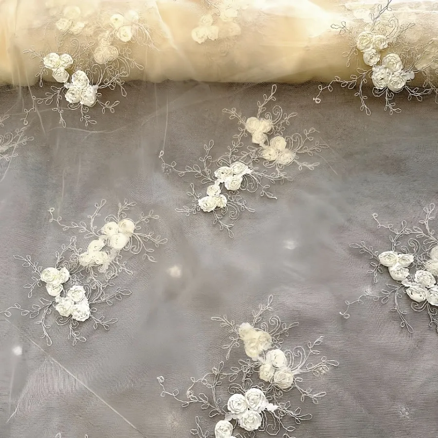 ?تور اپلیک گل برجسته شکو