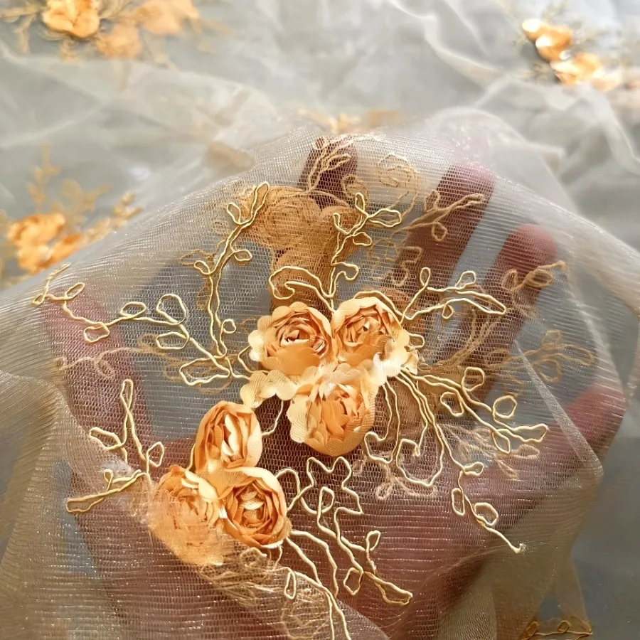 ?تور اپلیک گل برجسته شکو