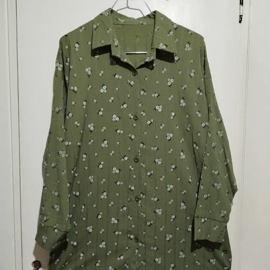 مانتو سبز فری سایز زنانه