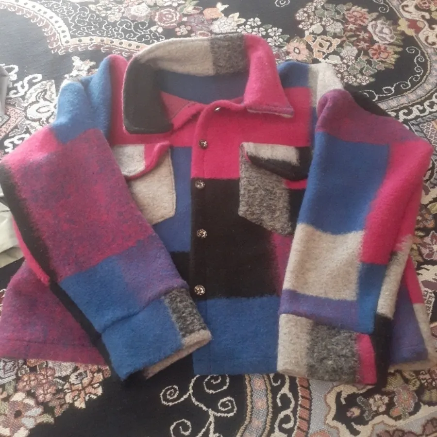 کاپشن شکت کت کتان