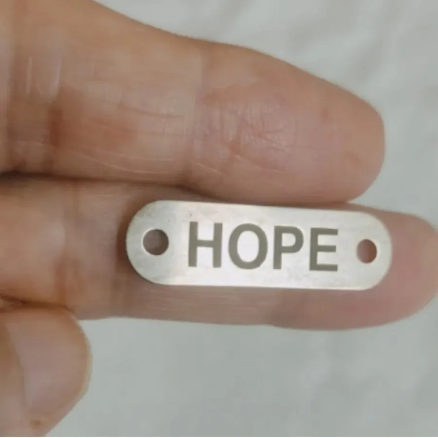 پلاک نقره Hope امید