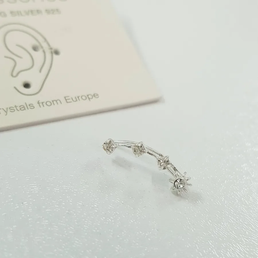 گوشواره کلایمبرز نقره 925