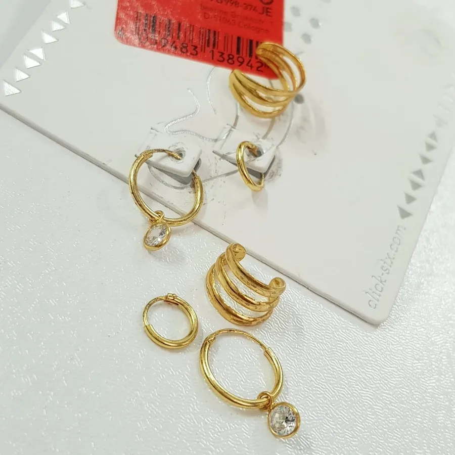 گوشواره و ایرکاف نقره 925