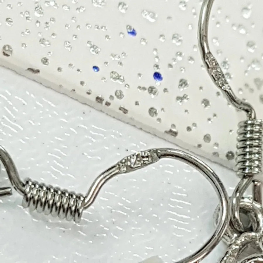 گوشواره استیل آویز سنگ