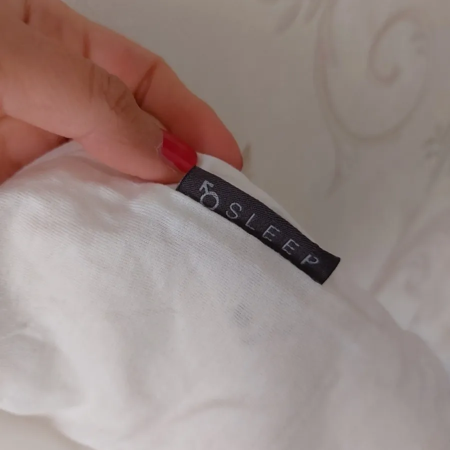 تیشرت سفید نخی ضخیم خارجی