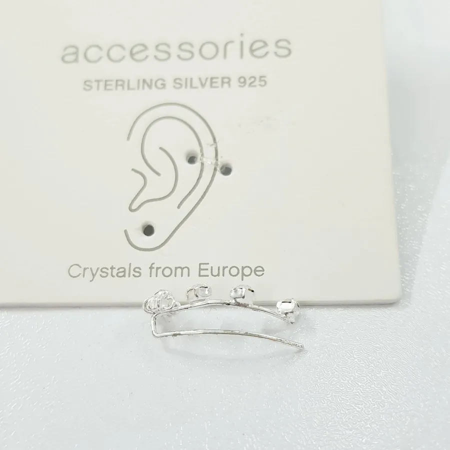 گوشواره کلایمبرز نقره 925