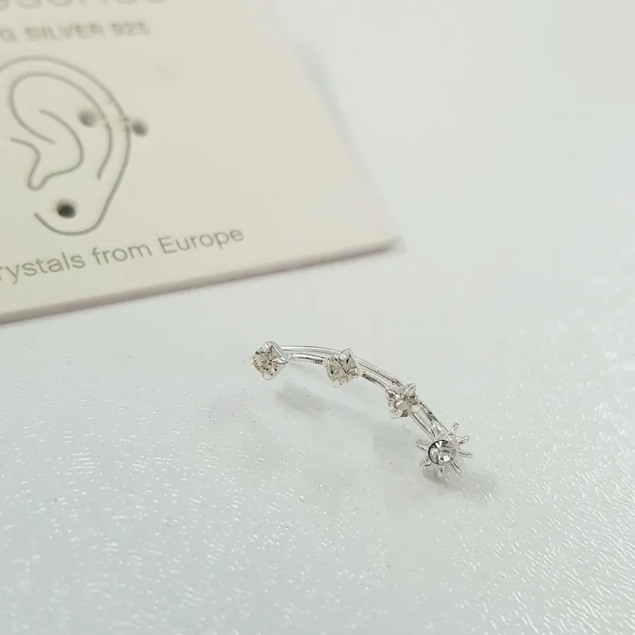 گوشواره کلایمبرز نقره 925