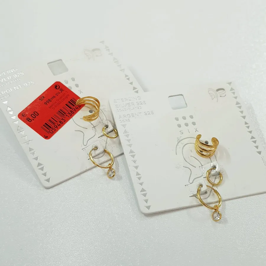 پک گوشواره و ایرکاف نقره