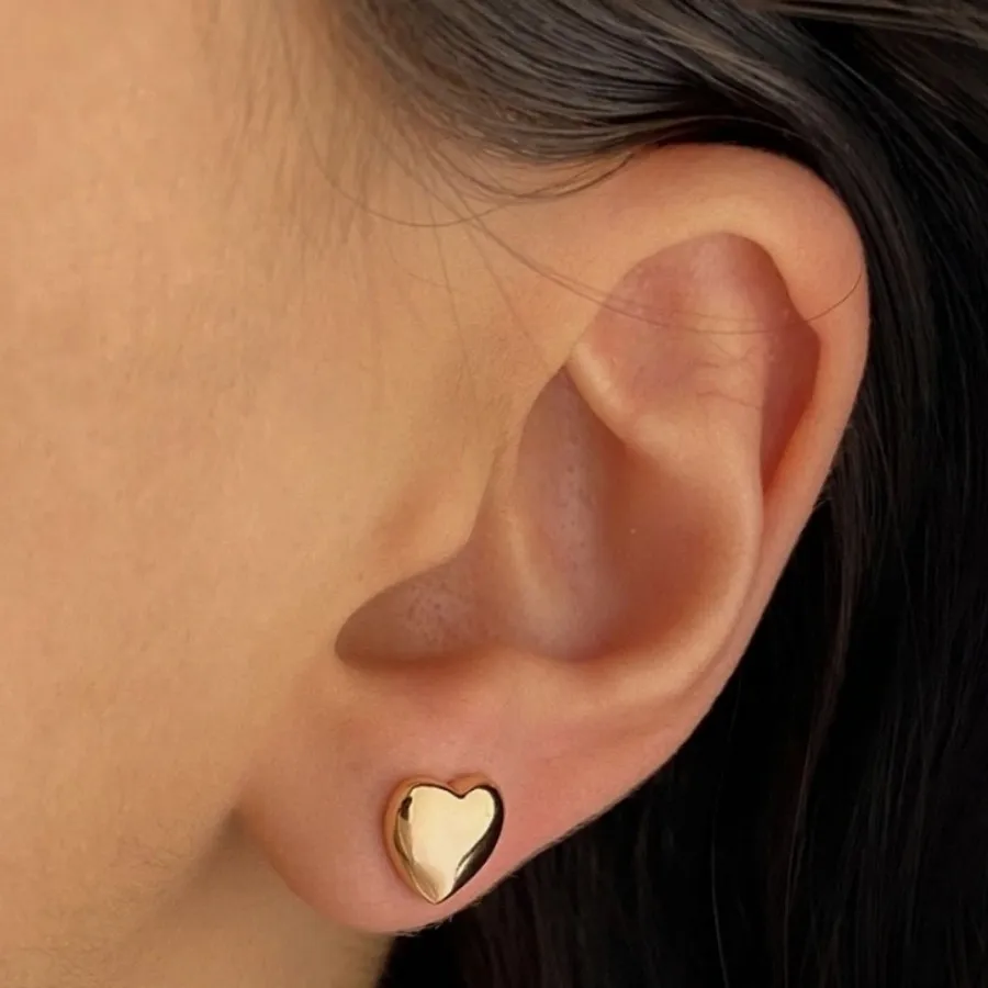 گوشواره قلبی میخی