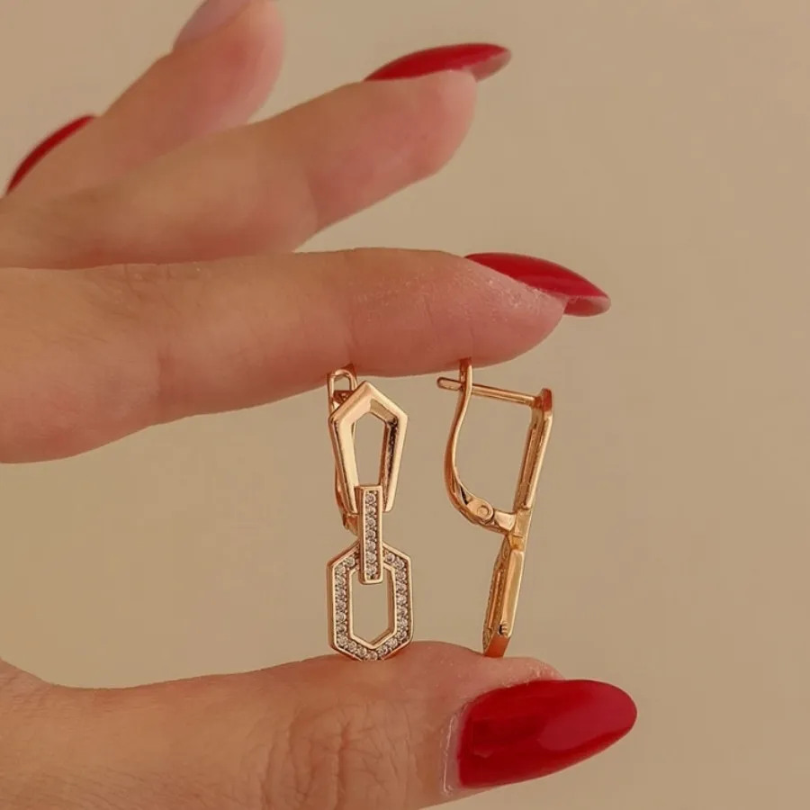 گوشواره آویز میخی