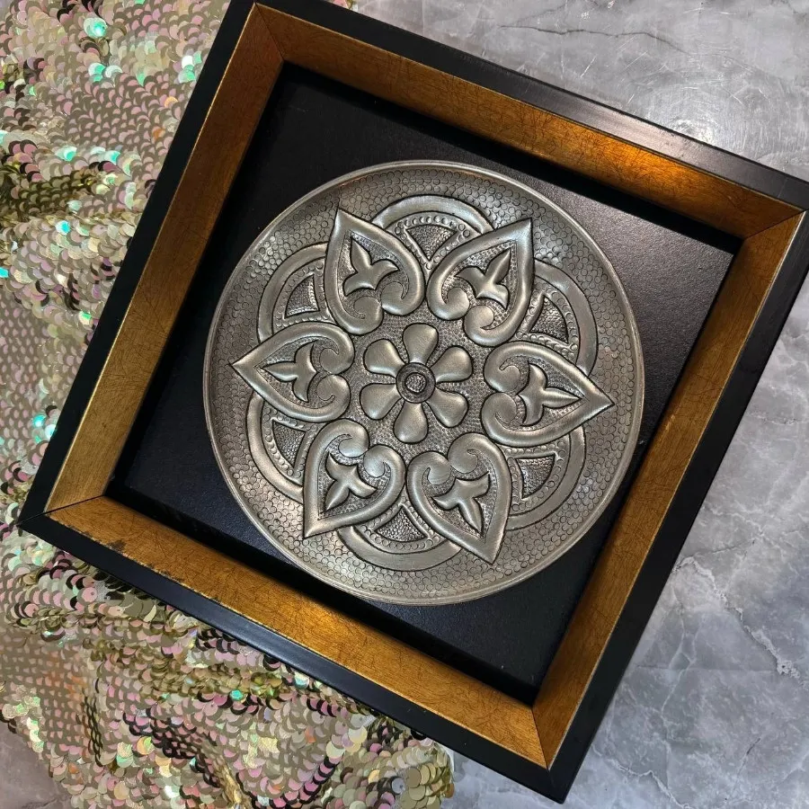 بشقاب مسی دیوارکوب