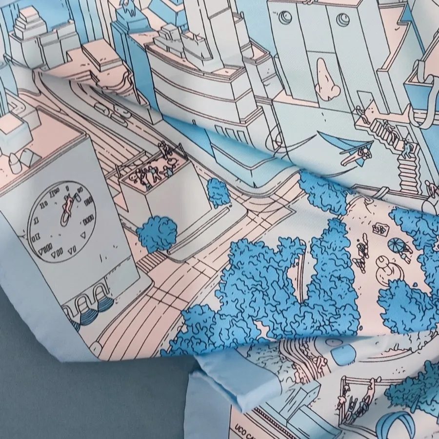 روسری ابی قواره 90